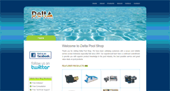 Desktop Screenshot of deltapoolshop.com